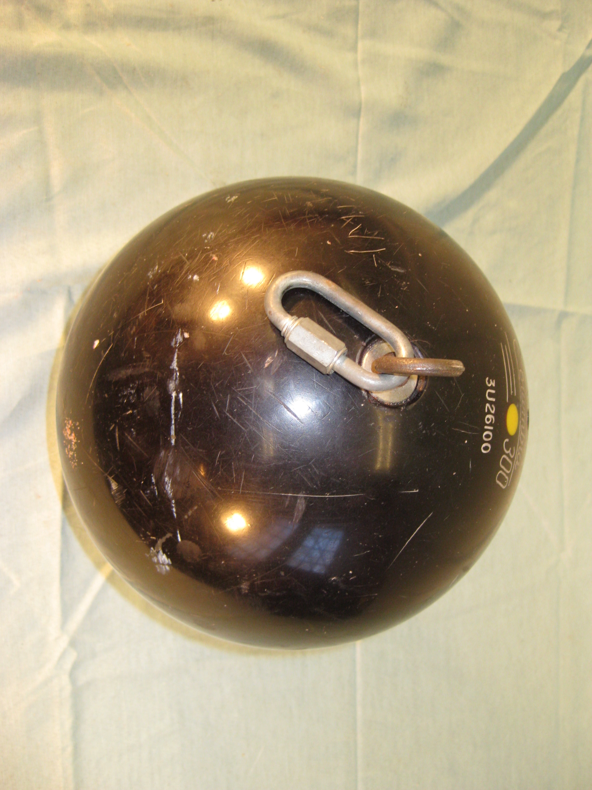 Bowling ball pendulum. 1