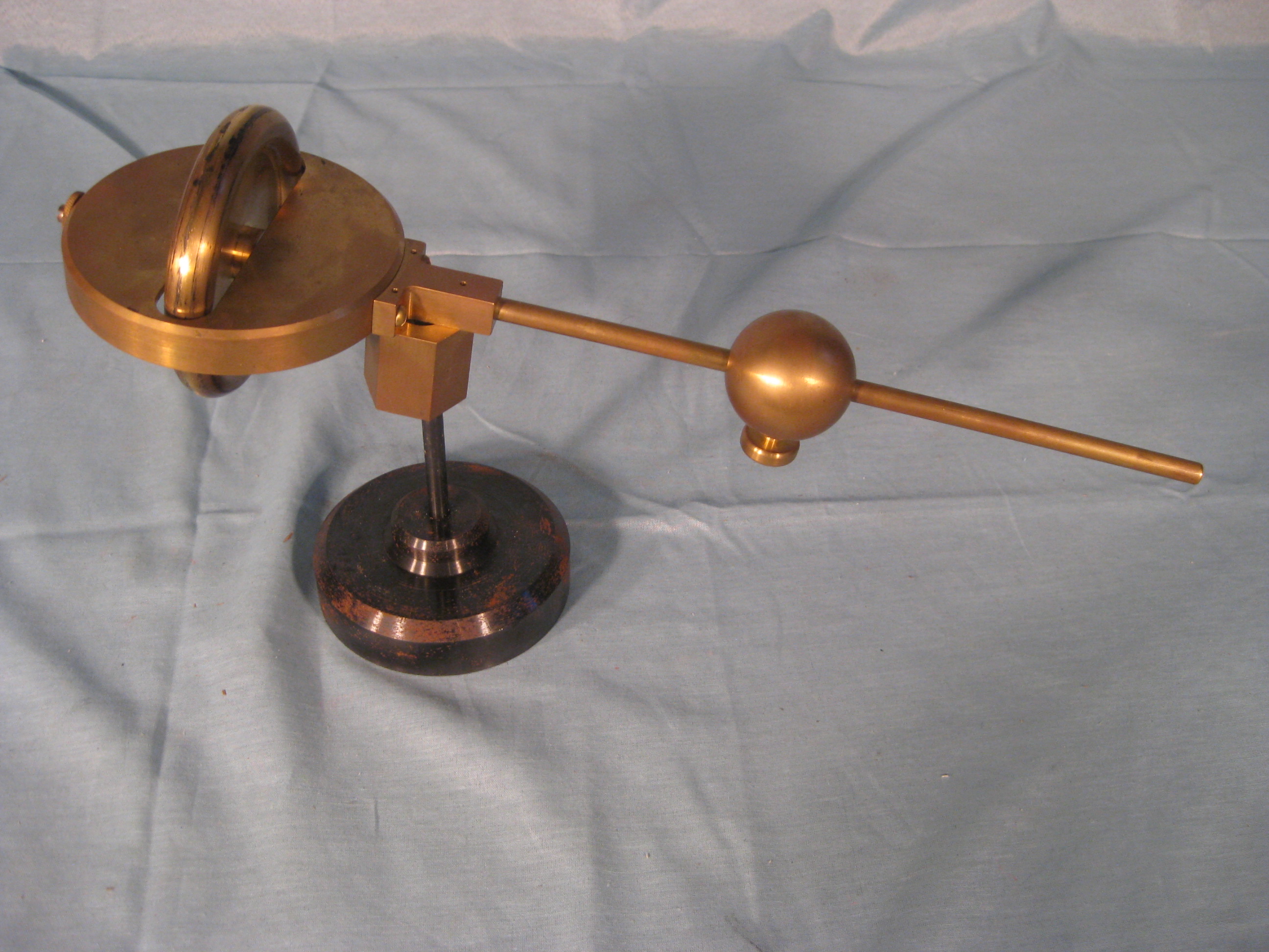 Gyroscope with counter weight.