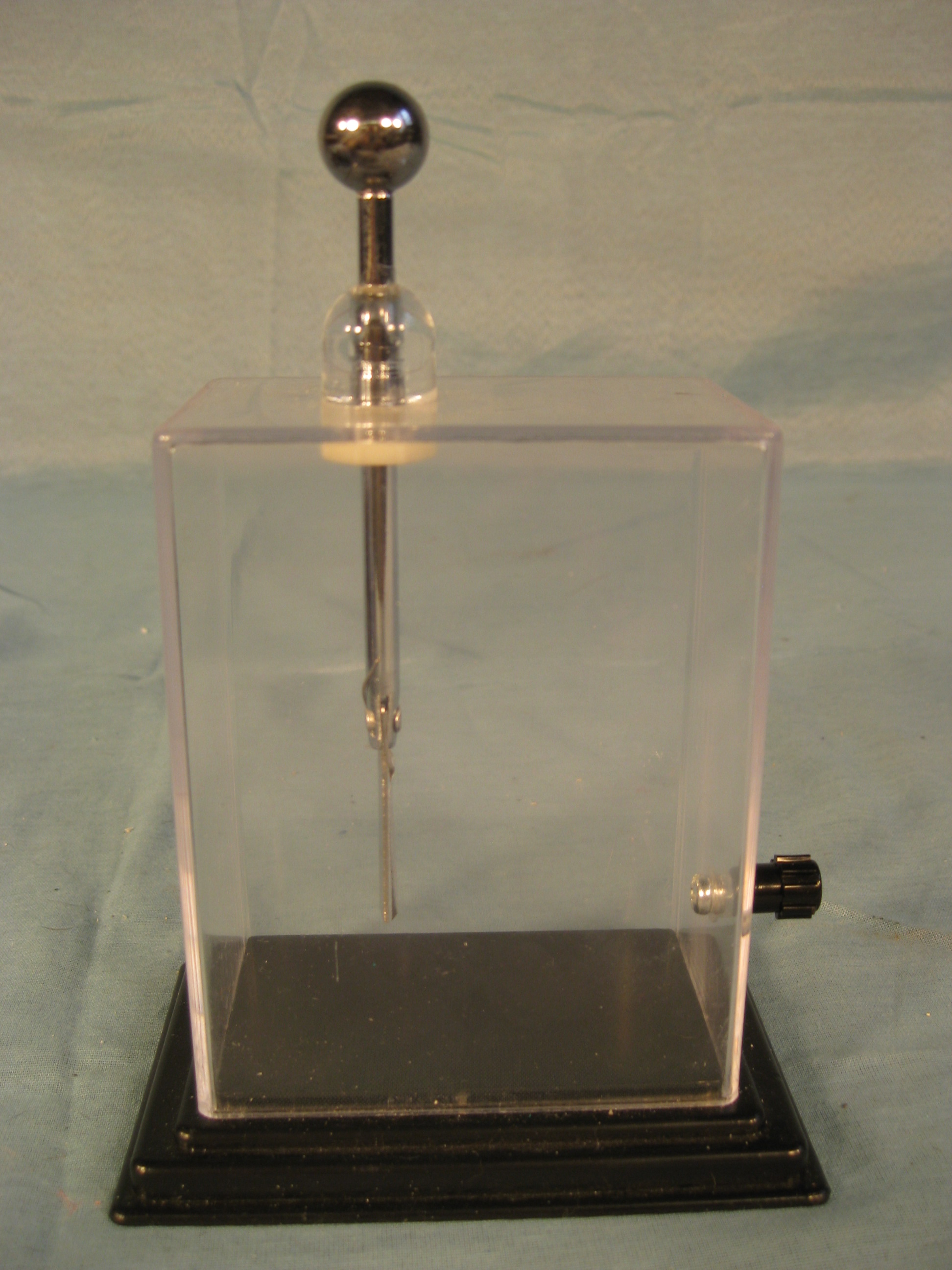 Electrostatic voltmeter. 1